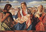 Madonna and Child with St. John the Baptist and a Saint by Giovanni Bellini